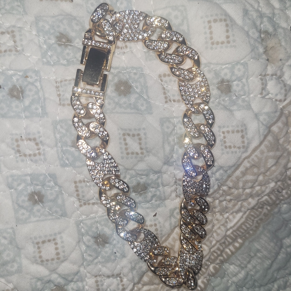 Men's gold dipped bracelet